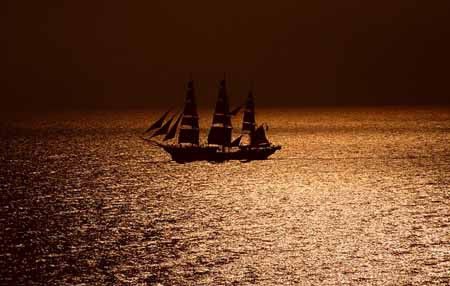 L0064_segelschiff_sonnenuntergang_meer